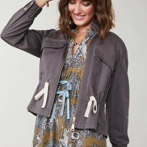 Spartina 449 Adia Twill Jacket Size Small